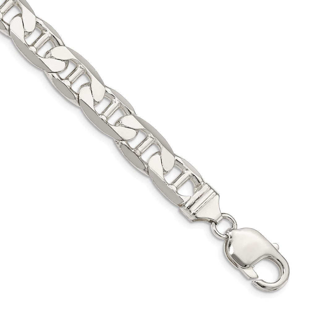Buy 9.5mm Flat Anchor Chain in Sterling Silver - Stylish & Affordable Jewelry