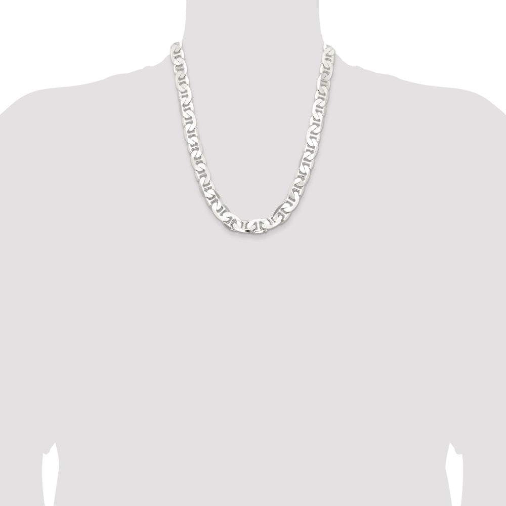 Buy Exclusive 11.5mm Sterling Silver Flat Anchor Link Chain - Stylish Value!