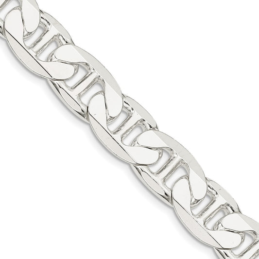 Buy Stylish 11.5mm Sterling Silver Flat Anchor Link Chain - Affordable Luxury