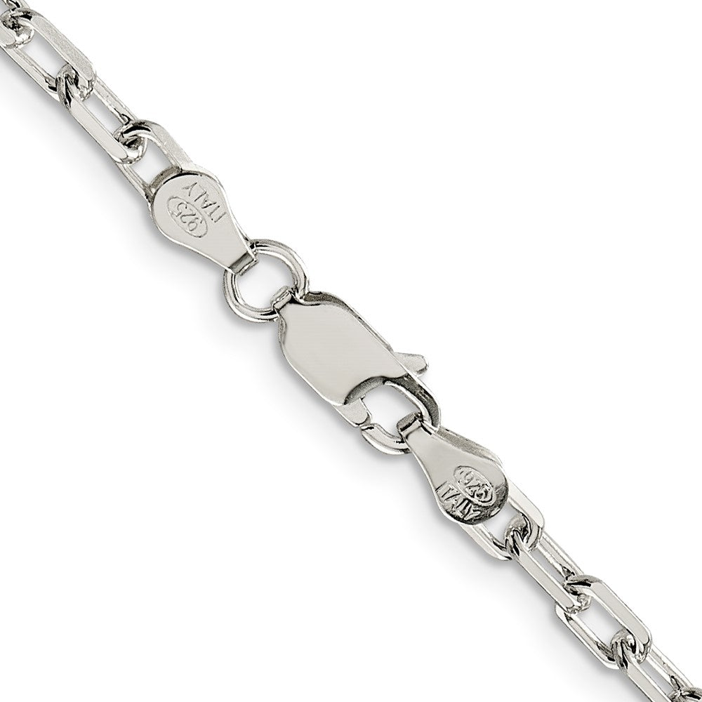 Buy Stylish 3.75mm Diamond-Cut Long Link Chain in Sterling Silver - Affordable Luxury