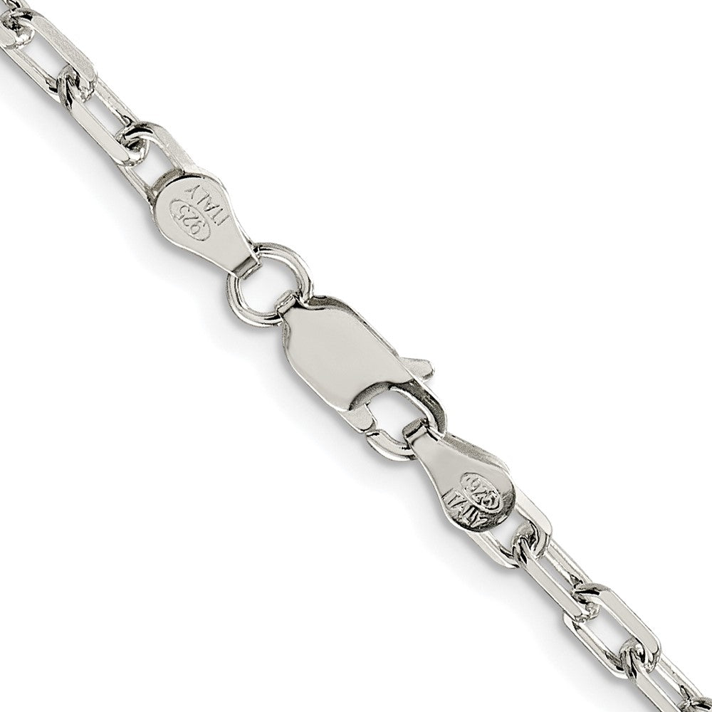 Exclusive Rhodium-Plated Sterling Silver 3.75mm Diamond-Cut Chain - Stylish Value!