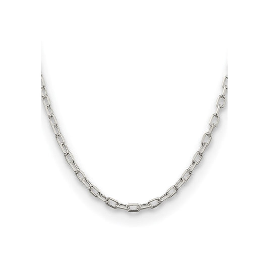 Exclusive 4.5mm Diamond-Cut Long Link Chain in Sterling Silver - Stylish Value!