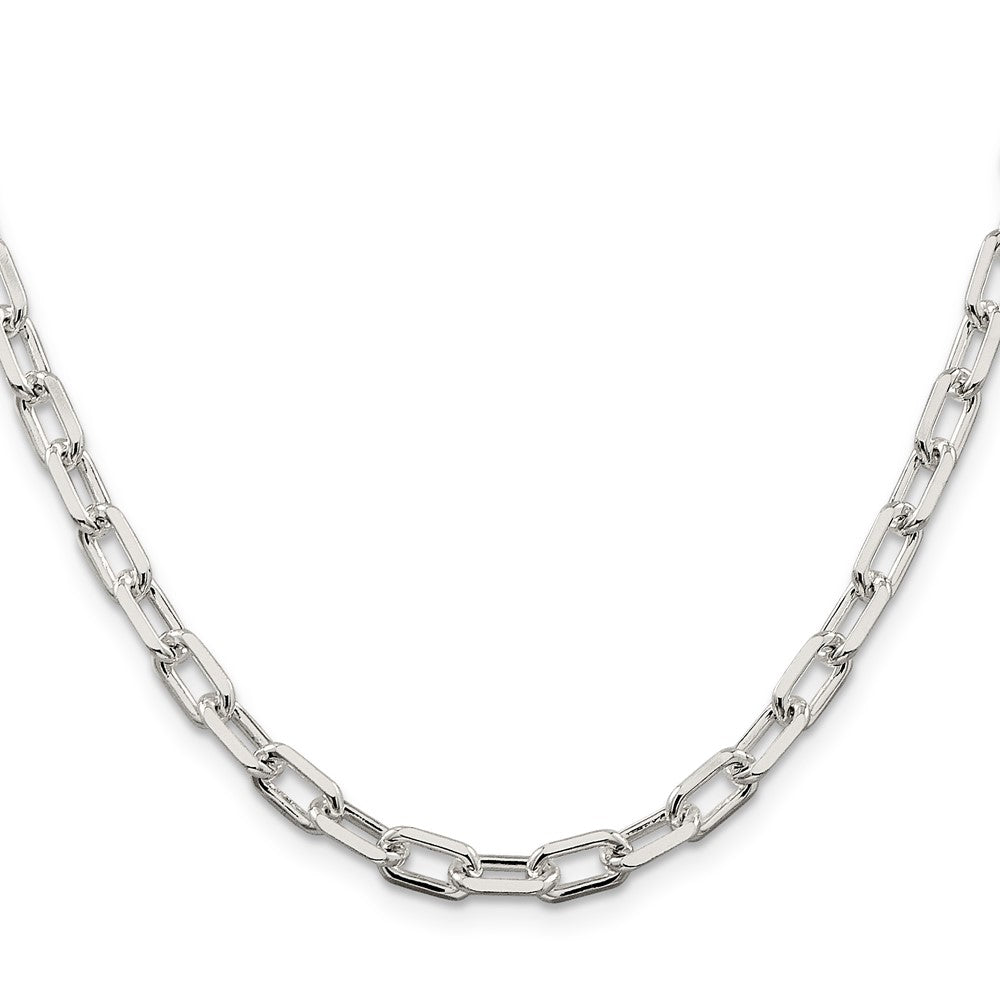 Buy Stylish Diamond-Cut Long Link Cable Chain - 5.75mm Sterling Silver