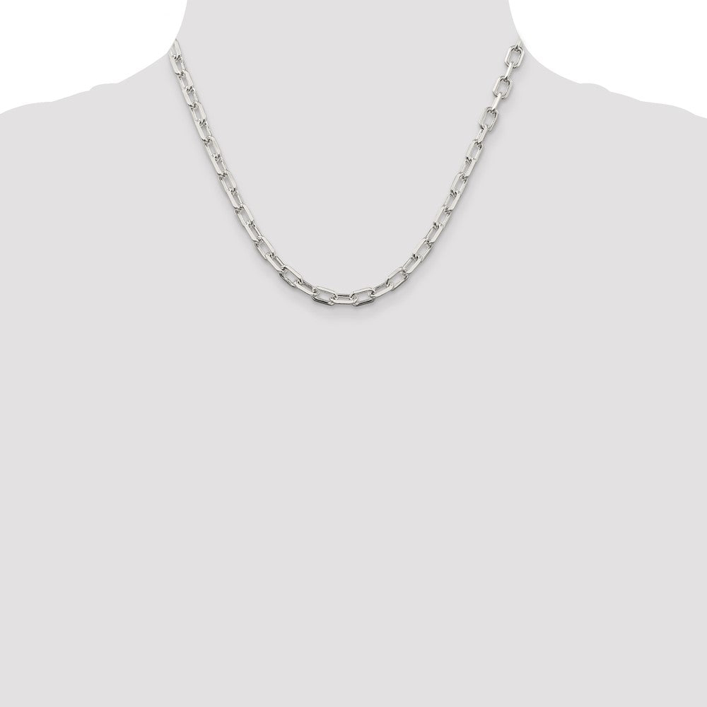Buy Stylish 5.75mm Diamond-Cut Sterling Silver Chain Necklace - Luxury Value!