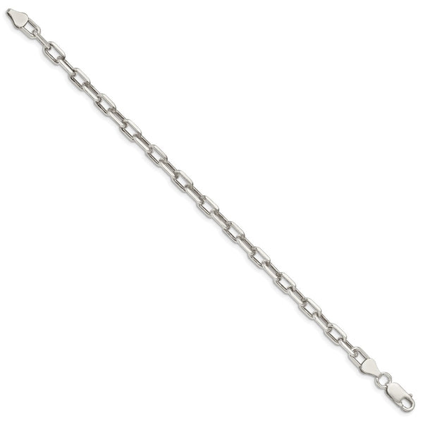 5.75mm Diamond-Cut Sterling Silver Long Link Chain Necklace - Style GR1-1029838