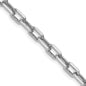Buy Stylish Rhodium-Plated Sterling Silver 5.75mm Diamond-Cut Chain-2