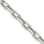 Buy Stylish Diamond-Cut Long Link Cable Chain - 5.75mm Sterling Silver-5
