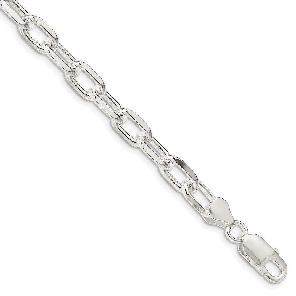 Buy Stylish 7.5mm Diamond-Cut Long Link Cable Chain Necklace in Sterling Silver