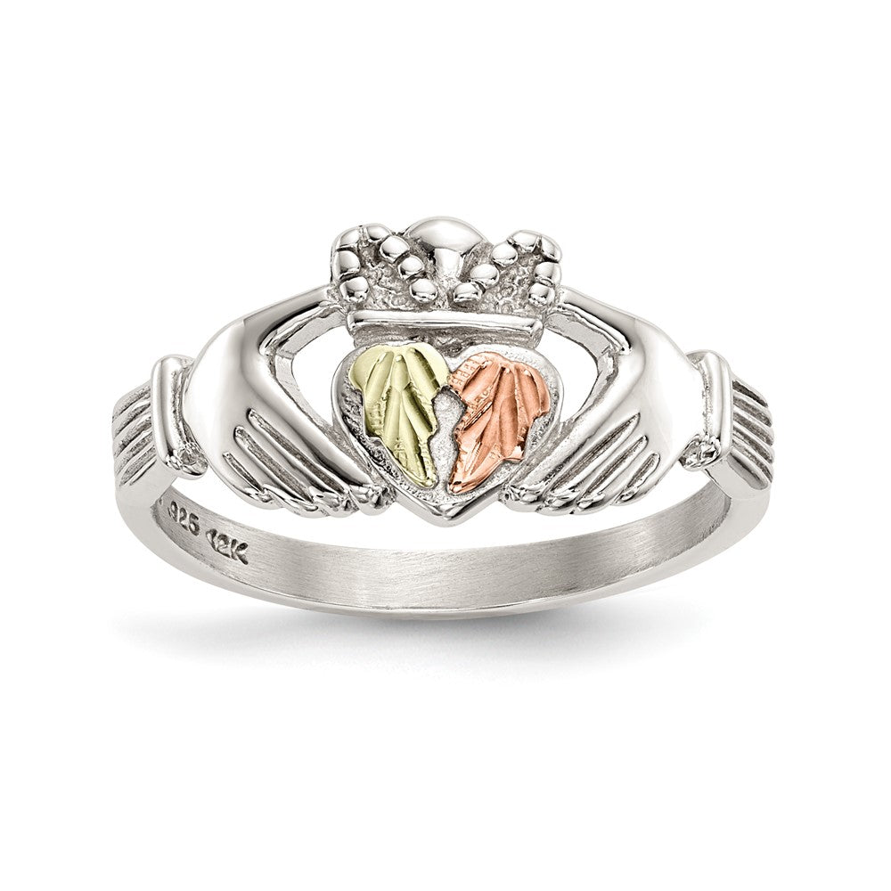 Shop Designer Landstrom's Sterling Silver Claddagh Ring - 12K Gold Accents, Stylish Value