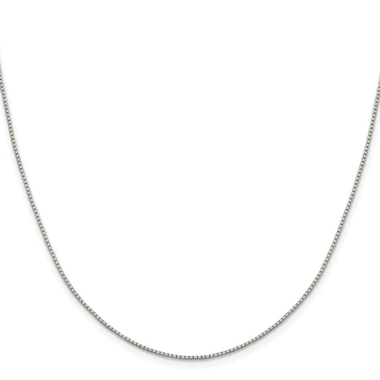 Buy Exclusive Rhodium-Plated Sterling Silver 1.15mm Diamond-Cut Chain - Stylish!