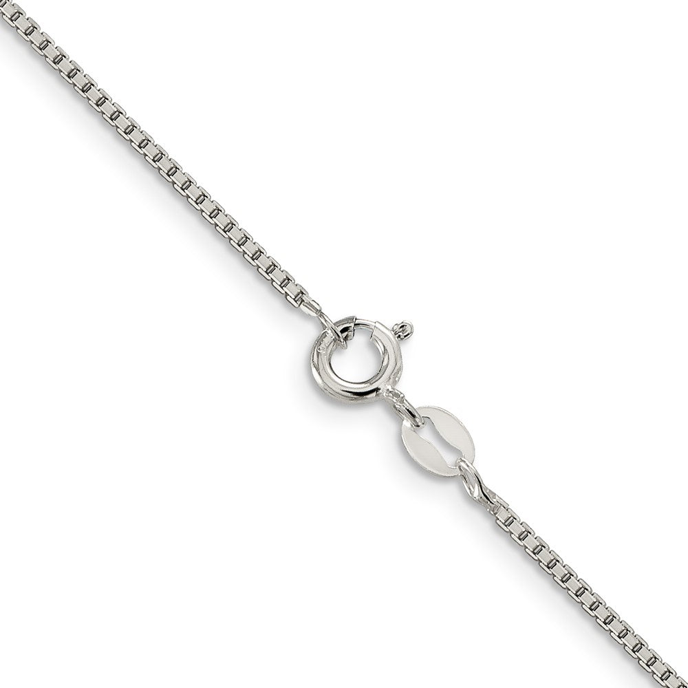 Buy Stylish 1.25mm Diamond-Cut Box Chain in Sterling Silver - Luxury Value!
