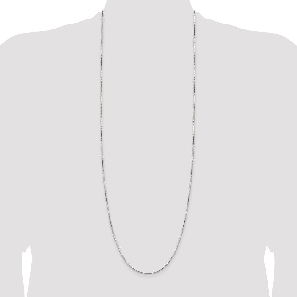 Buy Stylish 1.25mm Diamond-Cut Box Chain in High-Quality Sterling Silver