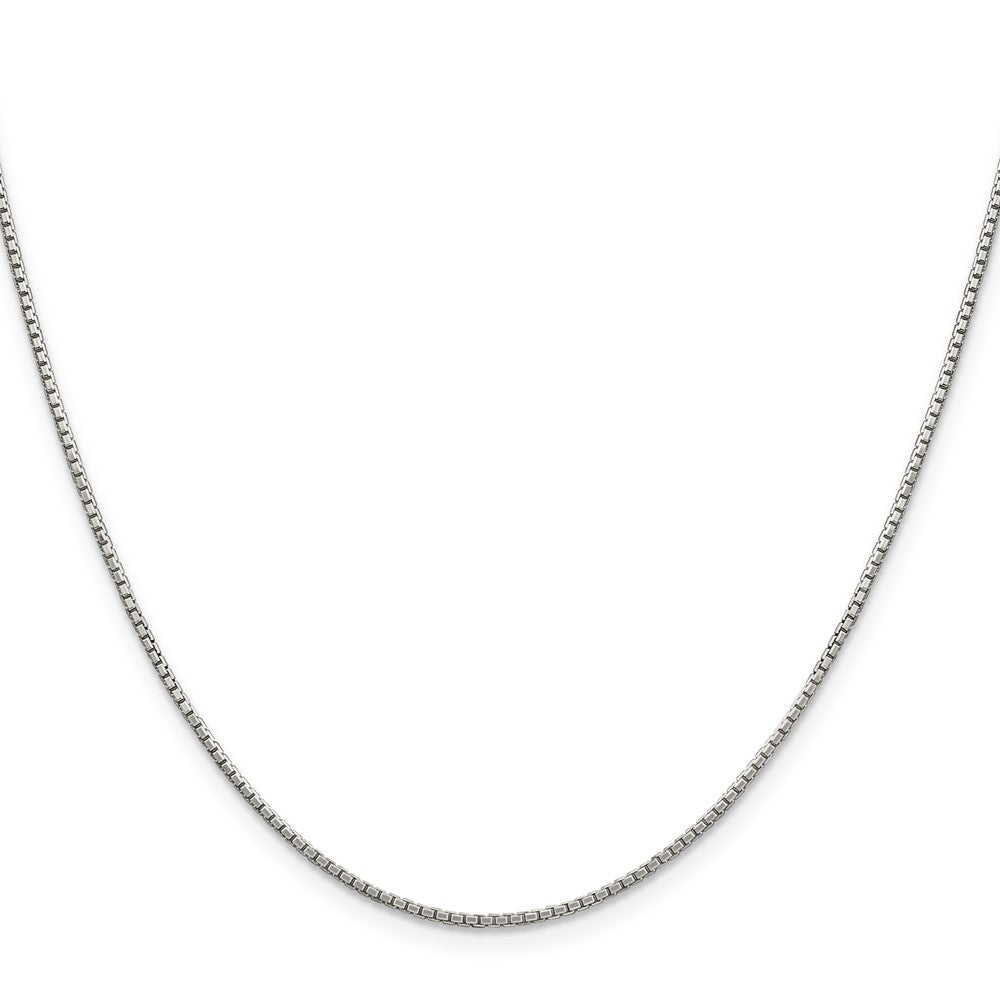 Buy High-Quality 1.35mm Sterling Silver 8-Sided Diamond-Cut Box Chain - Stylish Value!