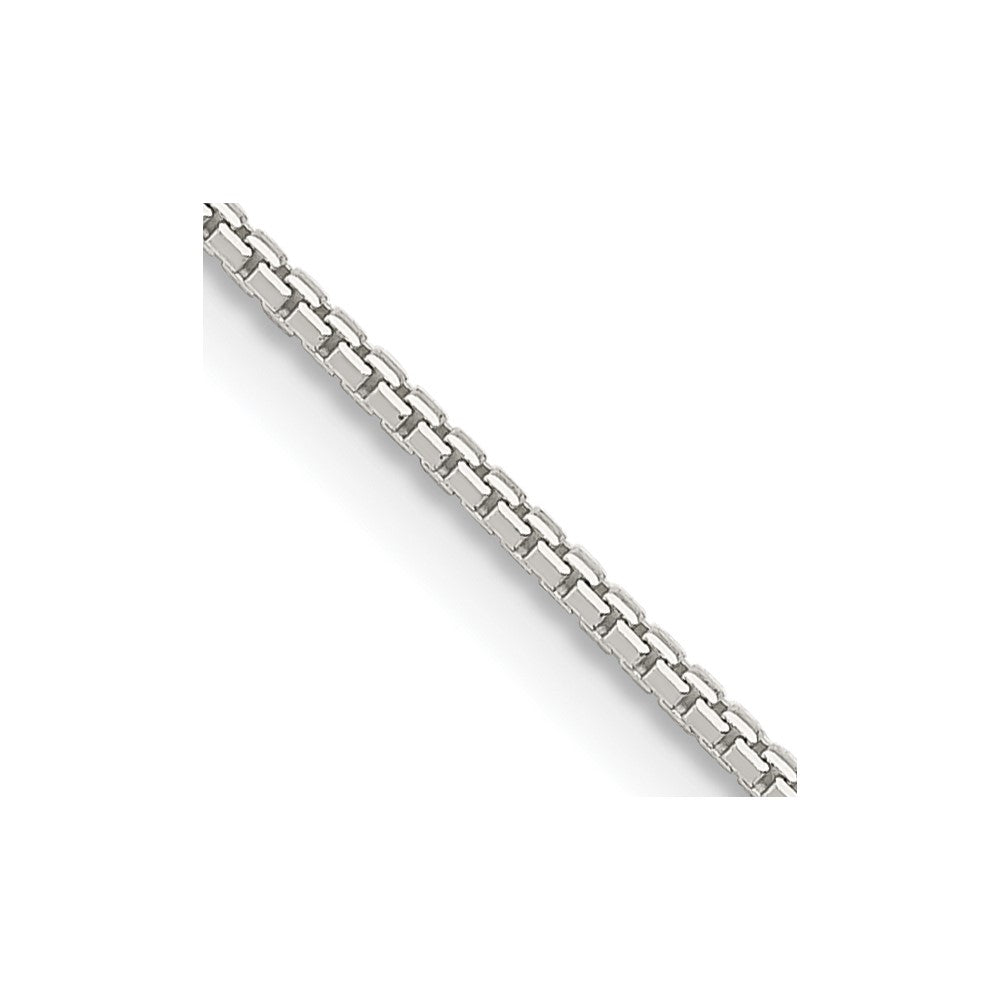 Buy Stylish 1.5mm Diamond-Cut Sterling Silver Box Chain with Extension