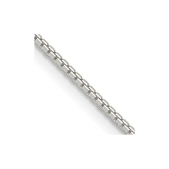 Buy Stylish 1.5mm Diamond-Cut Sterling Silver Box Chain with Extension
