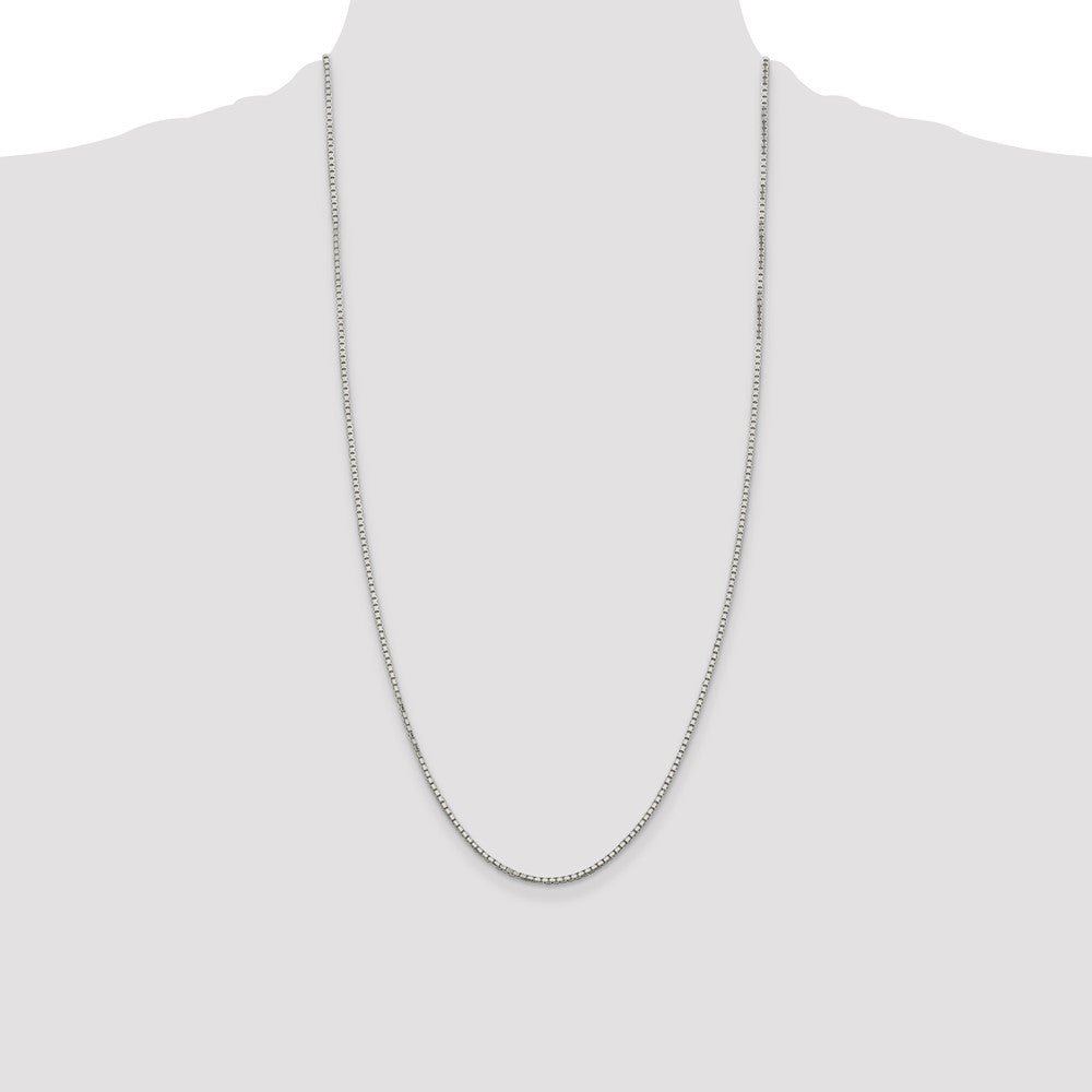 Buy Stylish 1.7mm Diamond-Cut Sterling Silver Box Chain - Luxury Jewelry Value