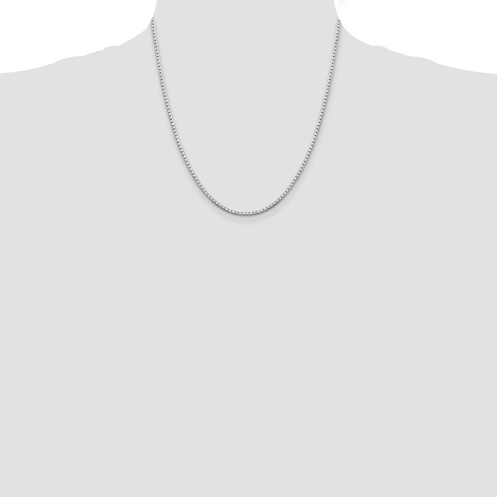 Buy Stylish 2mm Diamond-Cut Sterling Silver Box Chain - Affordable Luxury