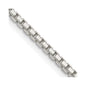 Buy Stylish Sterling Silver 2mm Diamond-Cut 8-Sided Box Chain - Luxury Look!-3