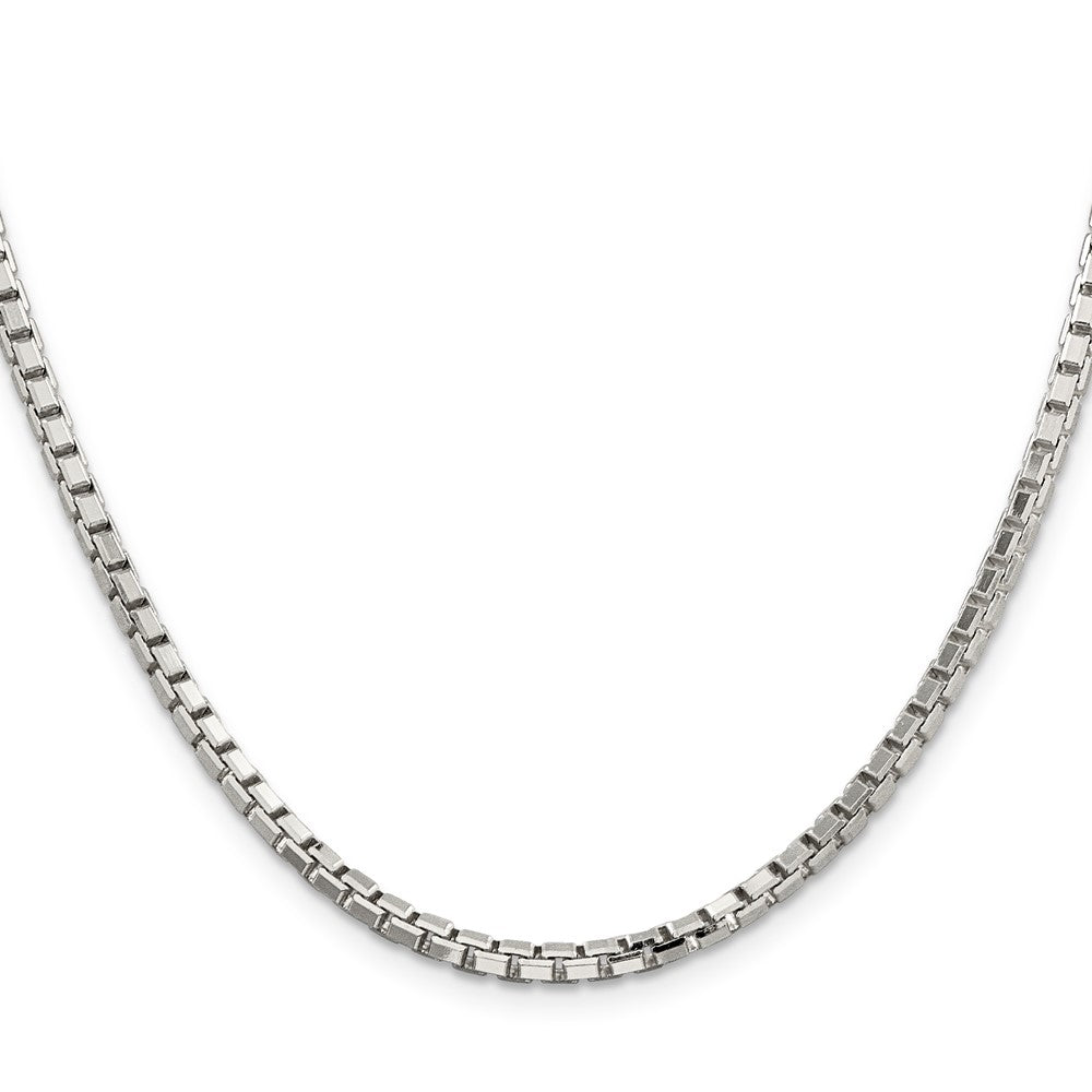 Buy Stylish 2.9mm Diamond-Cut Sterling Silver Box Chain - Exclusive Design