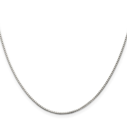 Buy Exclusive 1.25mm Sterling Silver Box Chain - Stylish & Affordable Option