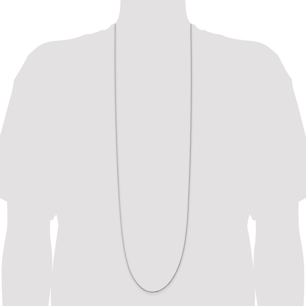 High-Quality 1.25mm Sterling Silver Box Chain - Stylish & Affordable Jewelry