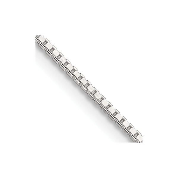 1.25mm Sterling Silver Box Chain - Style GR1-1030947