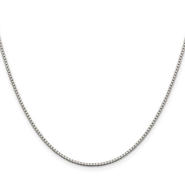 1.4mm Sterling Silver Box Chain with 4-Inch Extension