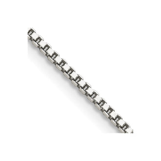 High-Quality 1.4mm Sterling Silver Box Chain with 4-Inch Extension - Stylish Value