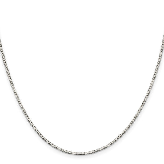 Buy Stylish 1.5mm Sterling Silver Box Chain with 4-Inch Extension