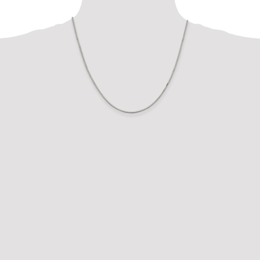 Buy High-Quality 1.5mm Sterling Silver Box Chain | Stylish & Affordable Jewelry