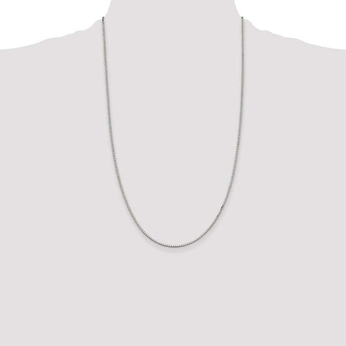 High-Quality 1.5mm Sterling Silver Box Chain - Stylish & Affordable Jewelry-4