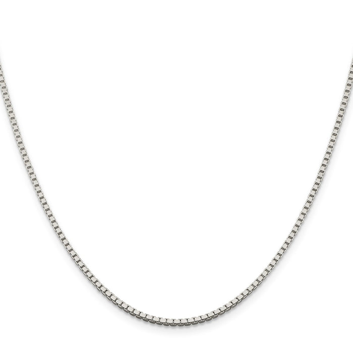 Buy Stylish 1.75mm Sterling Silver Box Chain with 4-Inch Extension - Affordable Price!-2