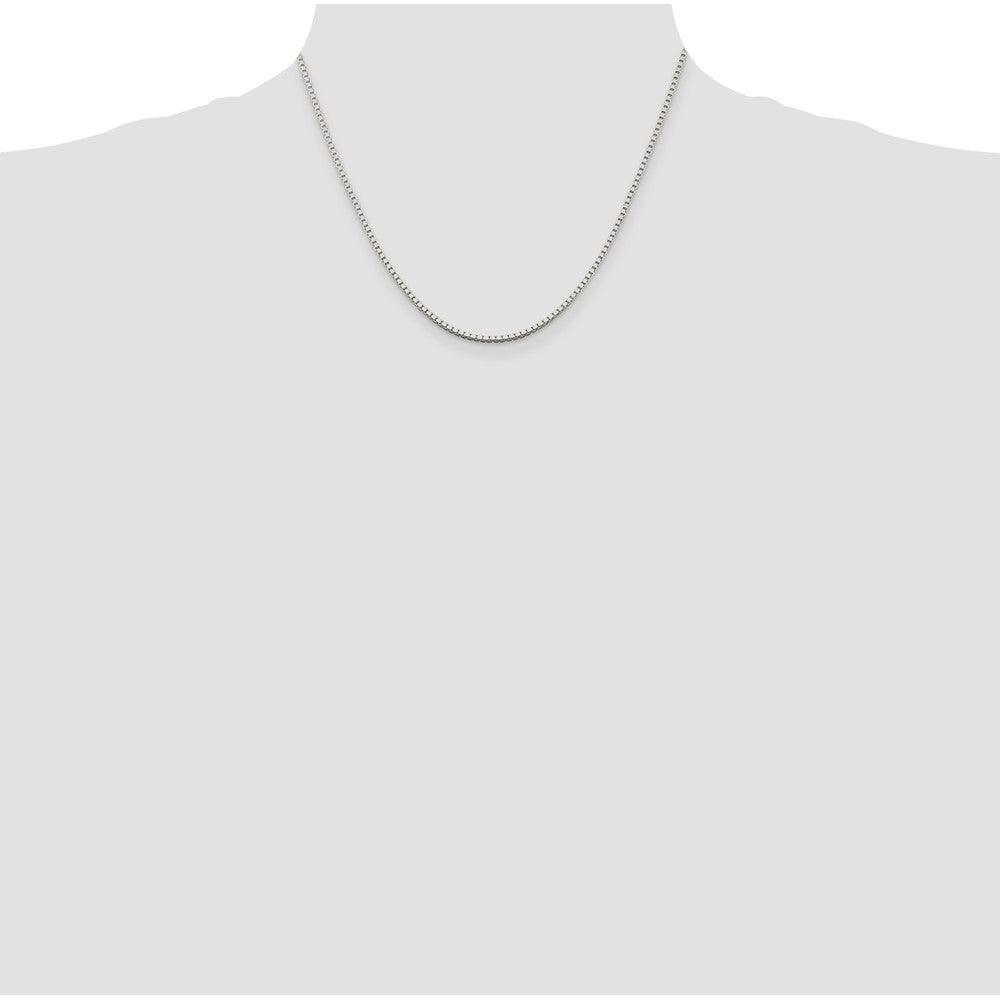 Exclusive 1.75mm Sterling Silver Box Chain - Stylish, Affordable Quality!