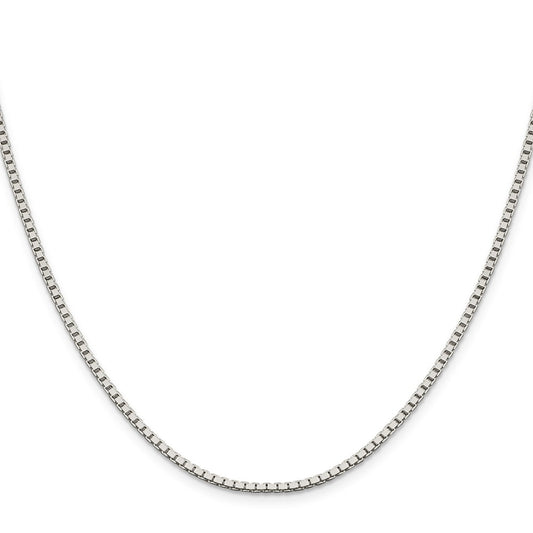 Buy 1.9mm Sterling Silver Box Chain - Stylish & Affordable Accessory