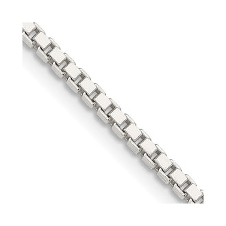 Buy Stylish 1.9mm Sterling Silver Box Chain with 2-Inch Extension