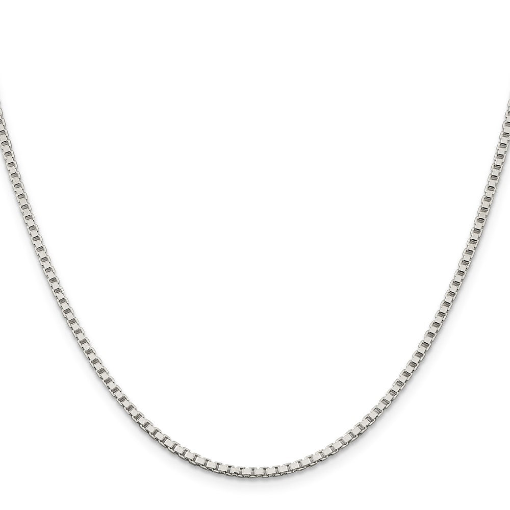 Buy Stylish 2mm Sterling Silver Box Chain with 4-Inch Extension - Affordable!