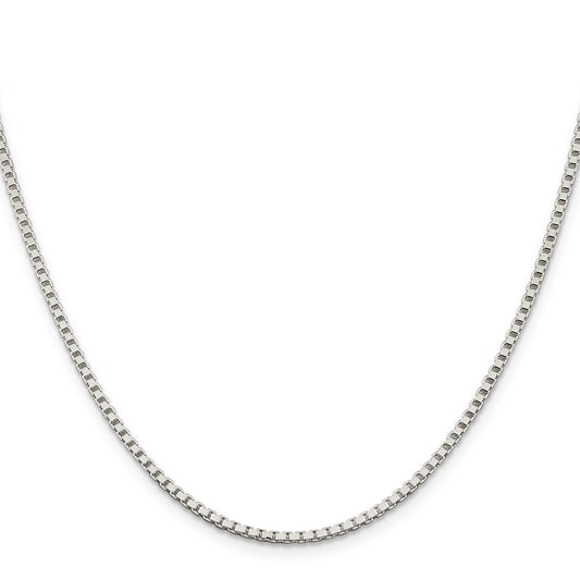 Buy Stylish 2mm Sterling Silver Box Chain - Affordable Luxury Jewelry