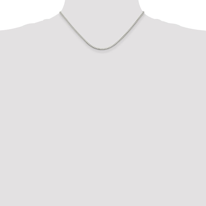 High-Quality 2mm Sterling Silver Box Chain | Stylish & Affordable Jewelry-4