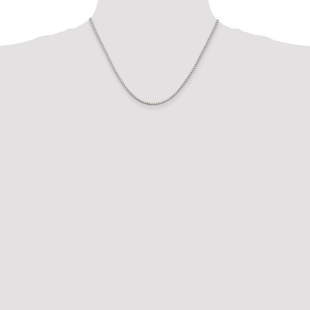 Buy Stylish 2mm Sterling Silver Box Chain - Affordable Luxury Jewelry