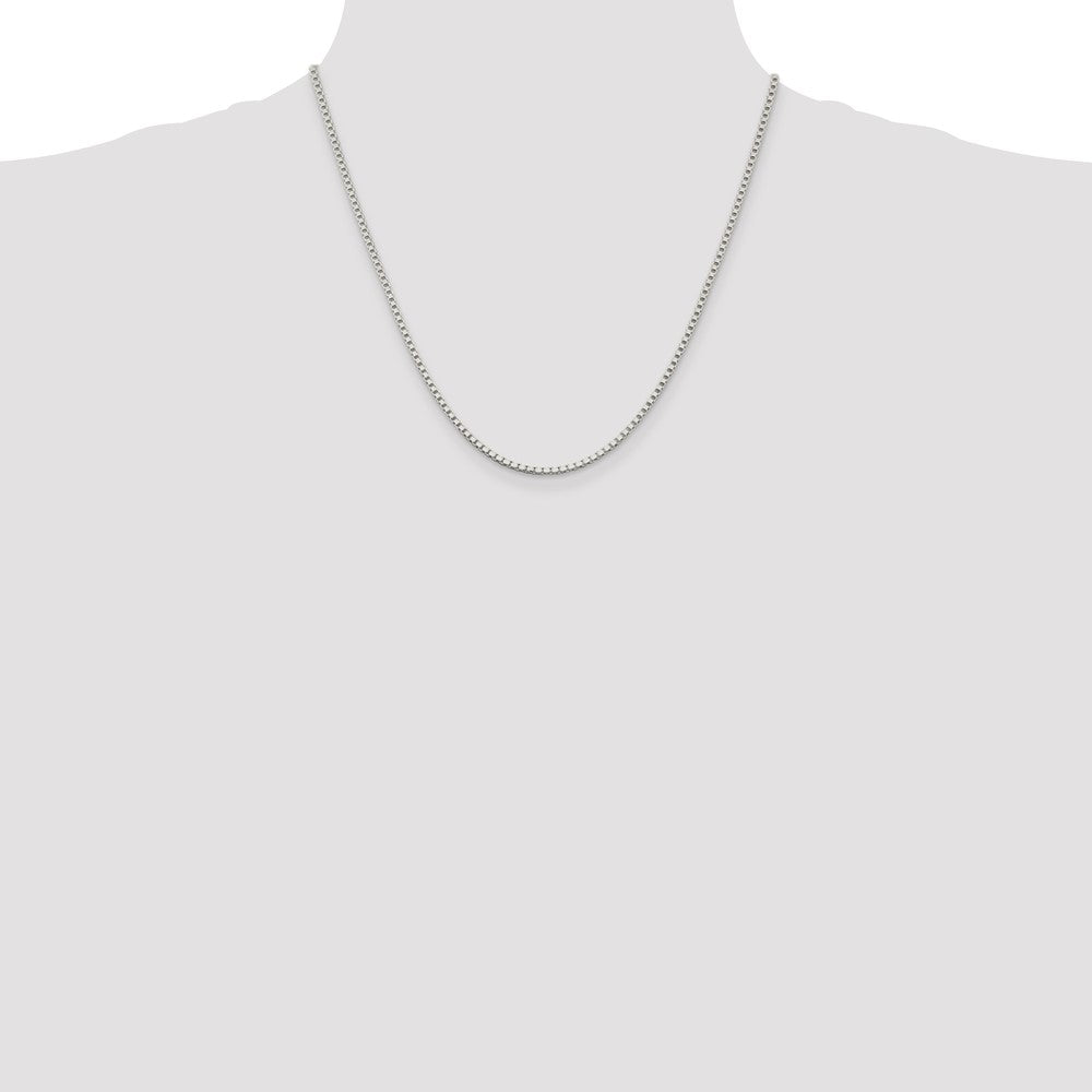Buy Stylish 2mm Sterling Silver Box Chain - High-Quality Value Jewelry