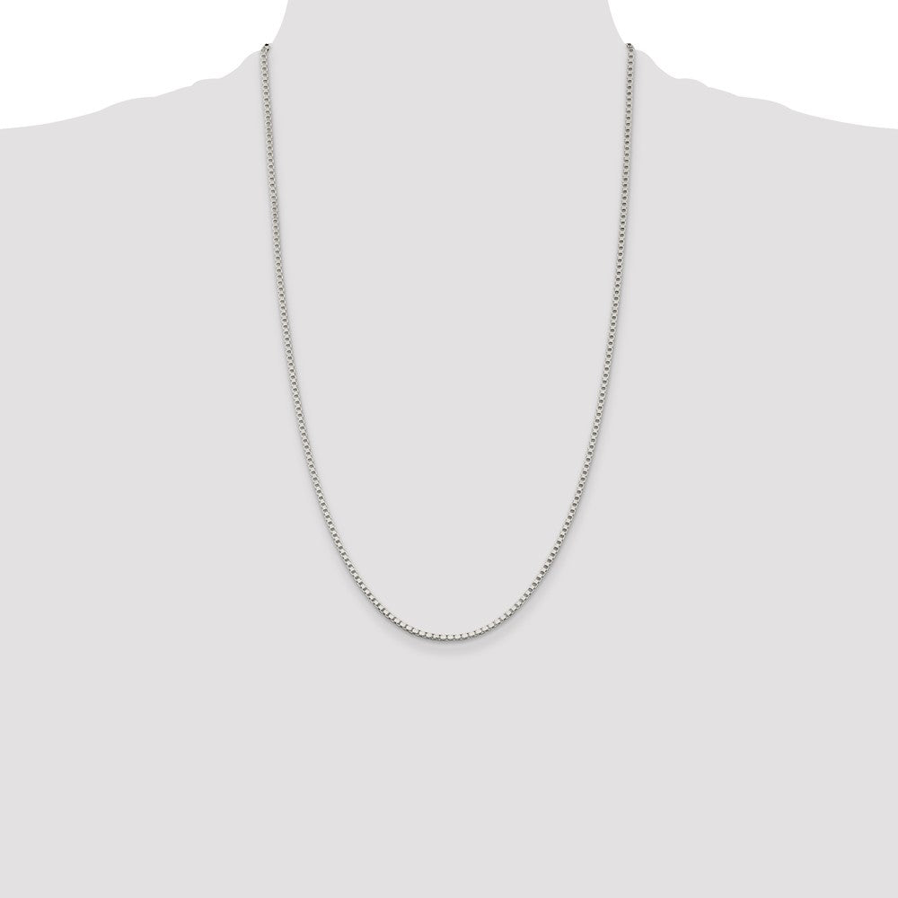 Exclusive 2mm Sterling Silver Box Chain - Affordable Luxury Jewelry