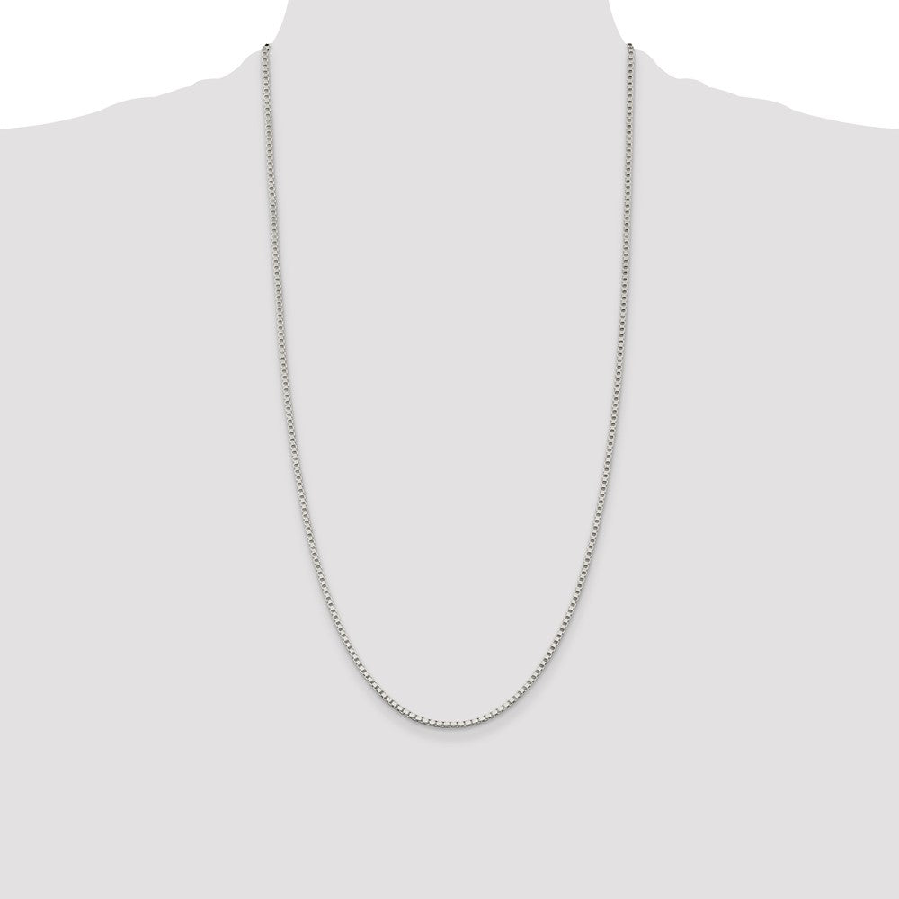 Buy Stylish 2mm Sterling Silver Box Chain - Affordable Luxury Jewelry