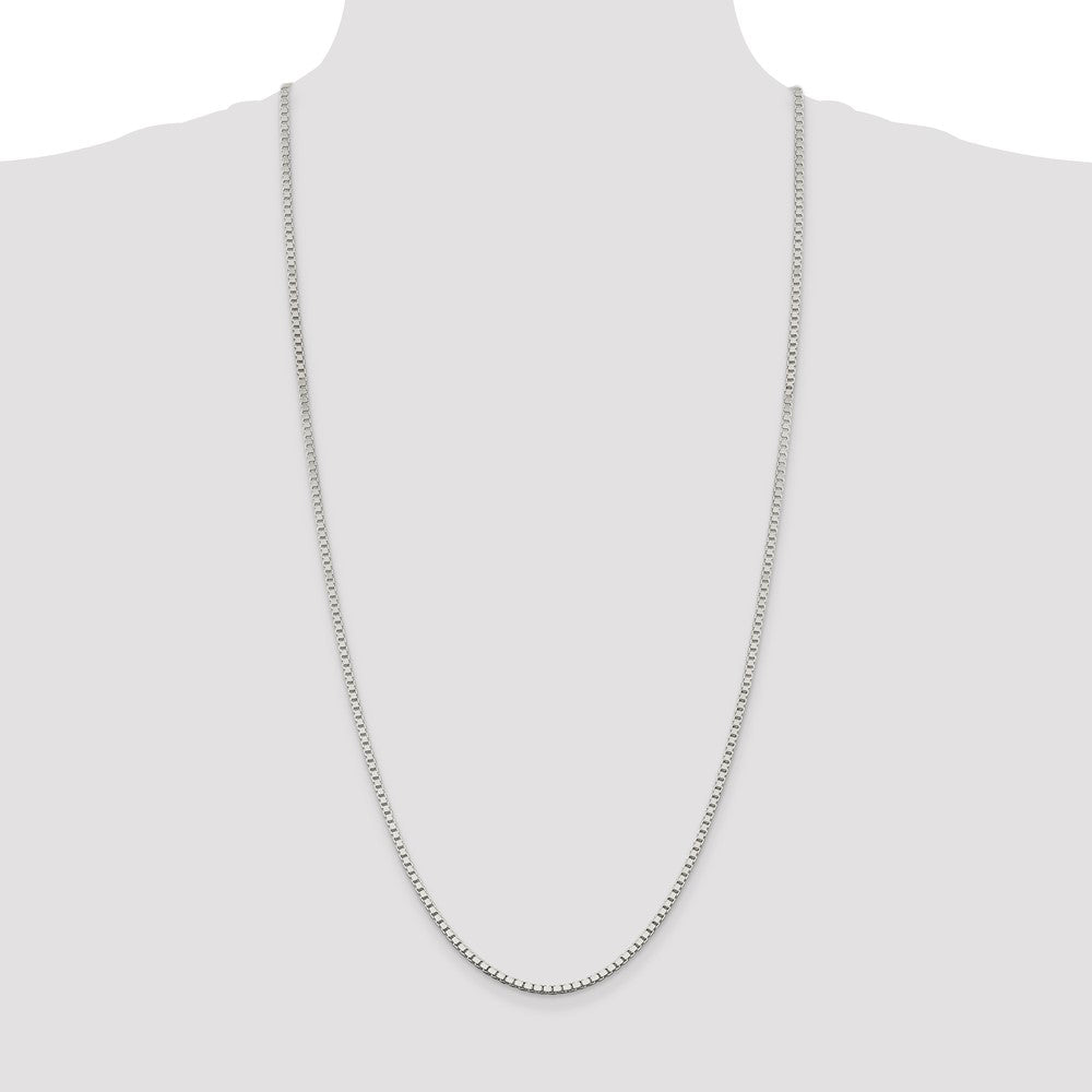 Buy 2.5mm Sterling Silver Box Chain - Stylish & High-Quality Jewelry Value