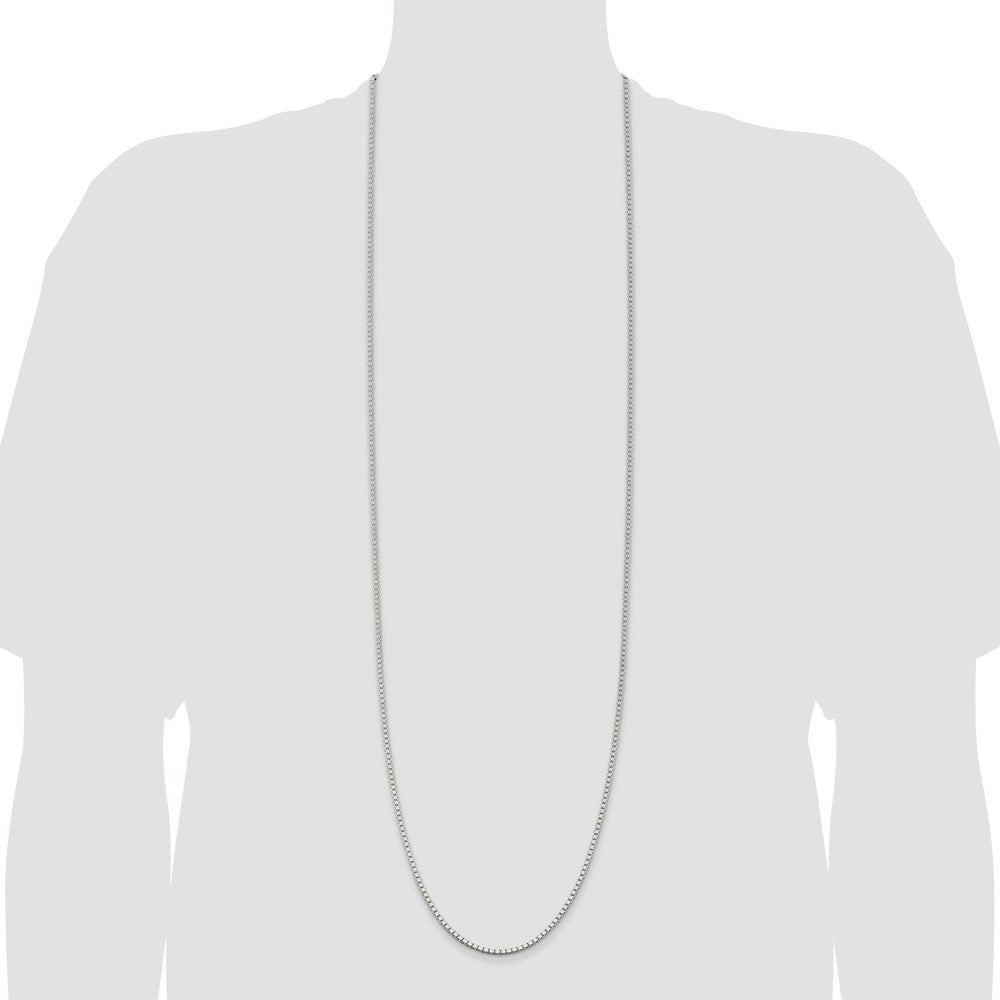 Buy Stylish 2.5mm Sterling Silver Box Chain - Luxury Quality & Affordable Price