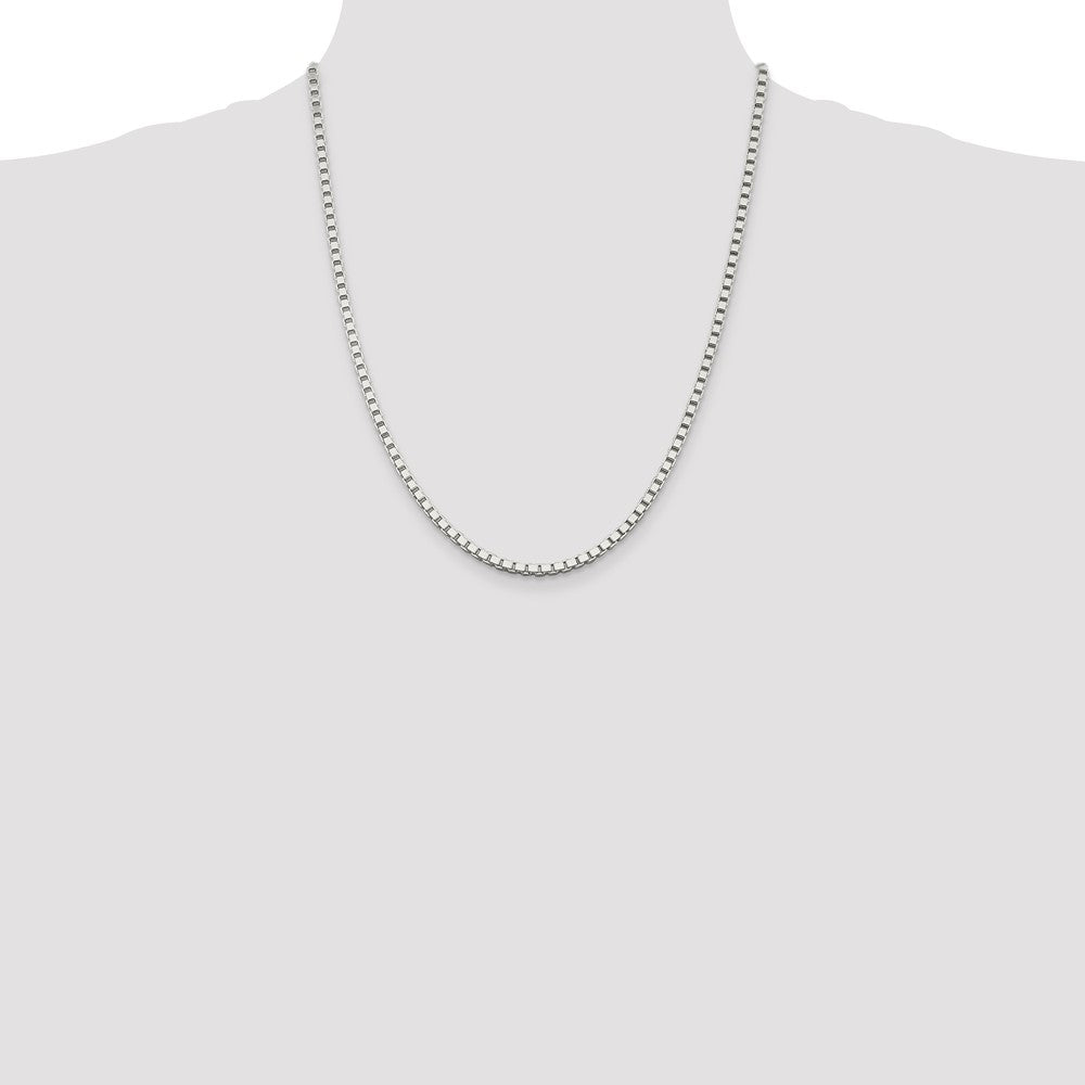 Buy Stylish 3mm Sterling Silver Box Chain - Affordable Luxury Jewelry