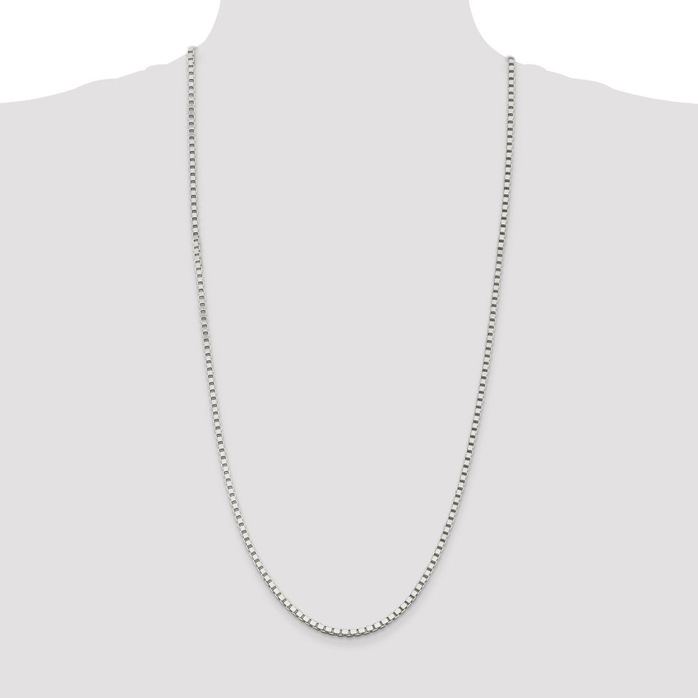 Buy Stylish 3mm Sterling Silver Box Chain - Affordable Luxury for Every Occasion
