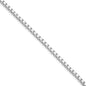 Buy Stylish 3mm Rhodium-Plated Sterling Silver Box Chain - Luxury Value!-4