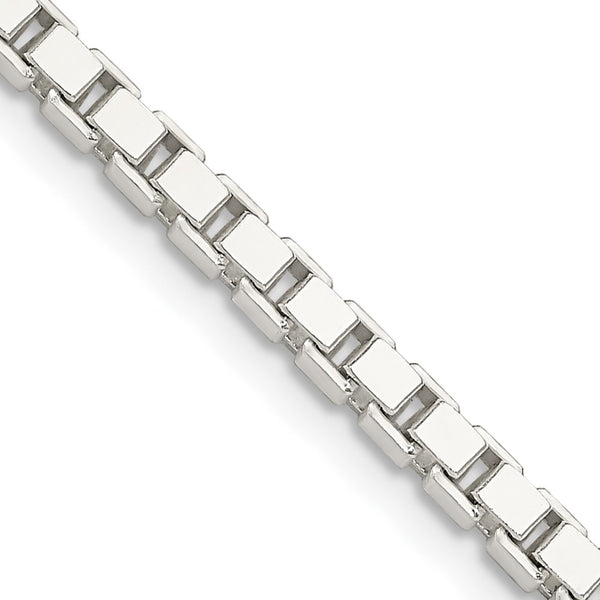 3mm Sterling Silver Box Chain - Style GR1-1031321