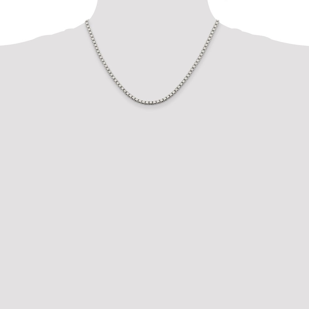 Exclusive 3.25mm Sterling Silver Box Chain - Stylish & Affordable Jewelry