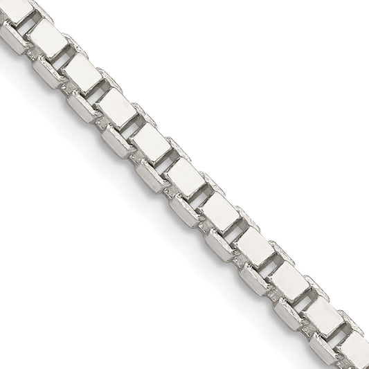 Buy Stylish 3.25mm Sterling Silver Box Link Chain - High-Quality Value!